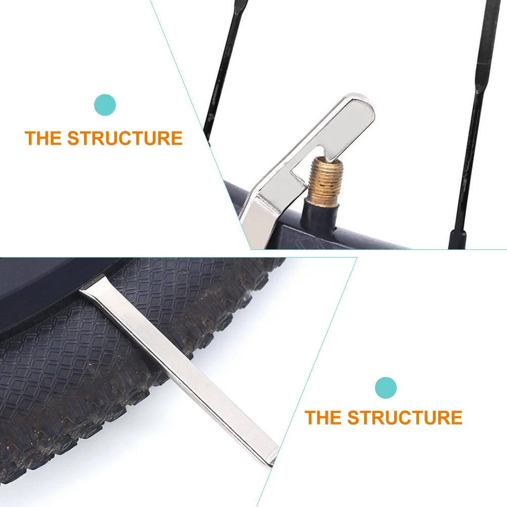 3 قطع عتلات إطارات الدراجة المتقدمة لتقييم التآكل والقرر على أداة صيانة الدراجات البديلة عتلات إطارات الدراجة #6