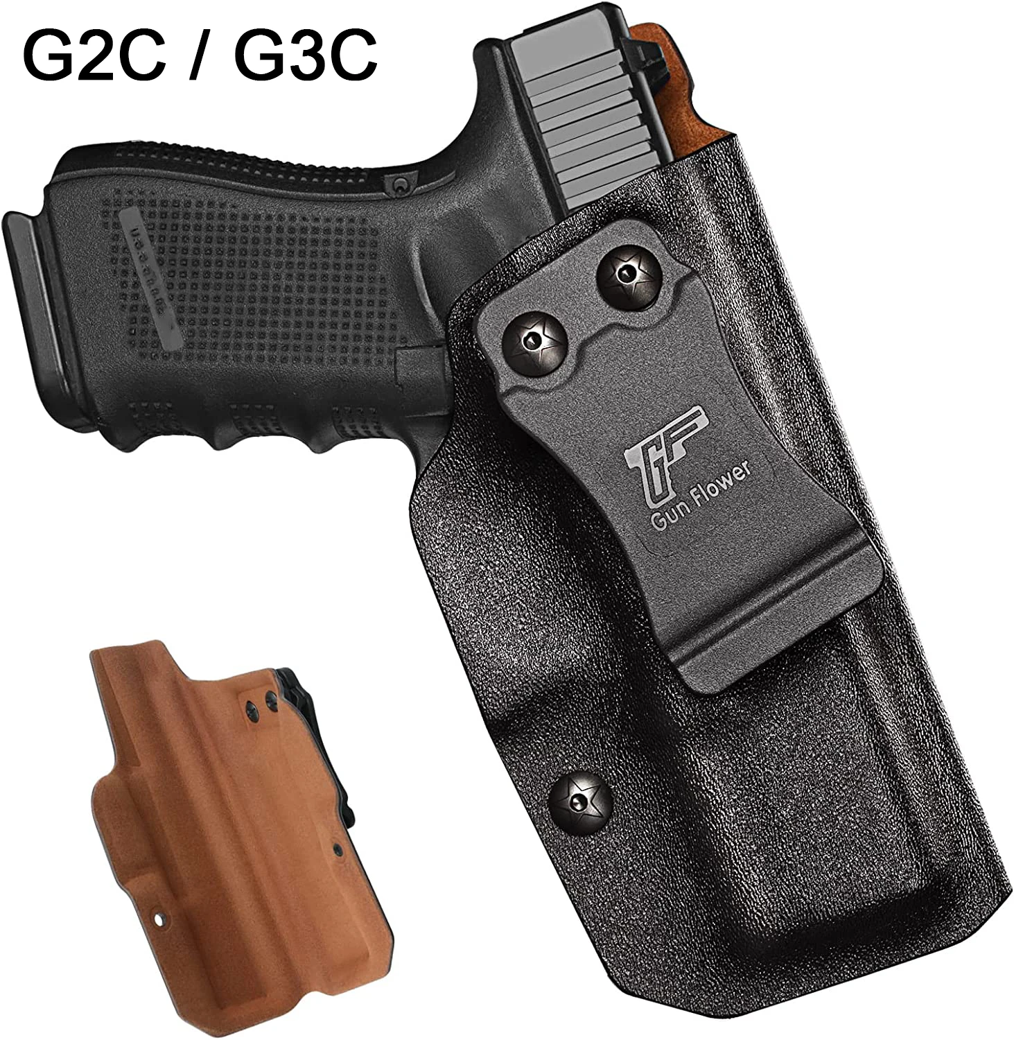 

Holster Fit For Taurus G2C /Taurus G3C / Taurus G2 PT111 / PT1404 IWB Conceal Carry Kydex Holster with Leather inside