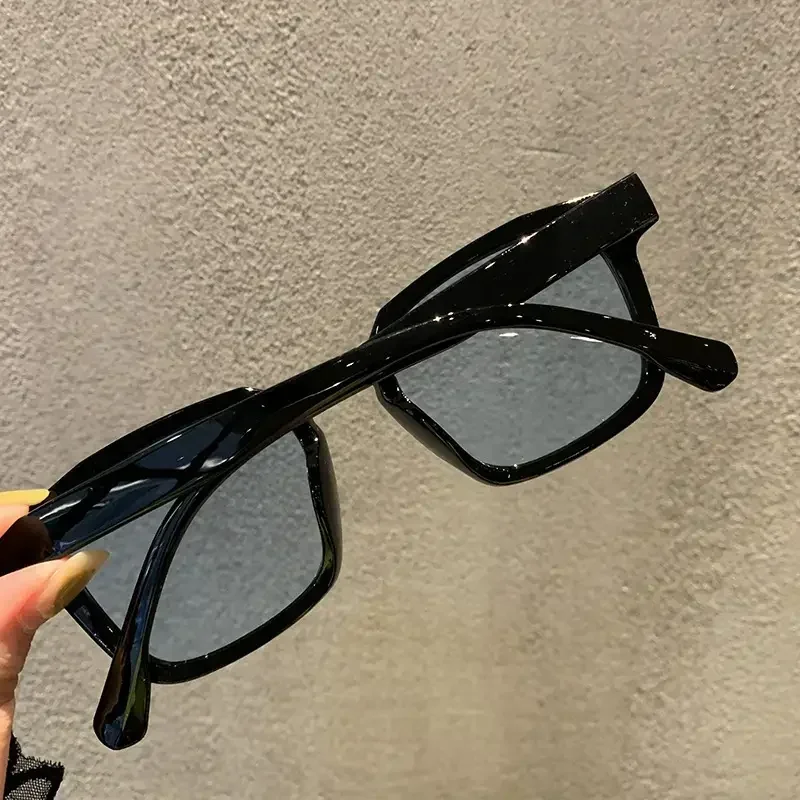 New Arrival brand high-quality new polygon meter nail square sunglasses Fashion men hip hop glasses retro sunglasses women
