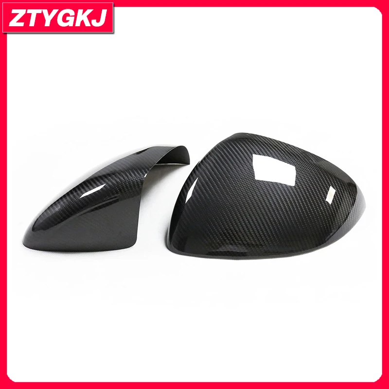 

2 PCS Paste Type Dry Carbon Fiber Material Rearview Mirror Covers For Mercedes Benz C260L S400L W206 W223 2021 Up