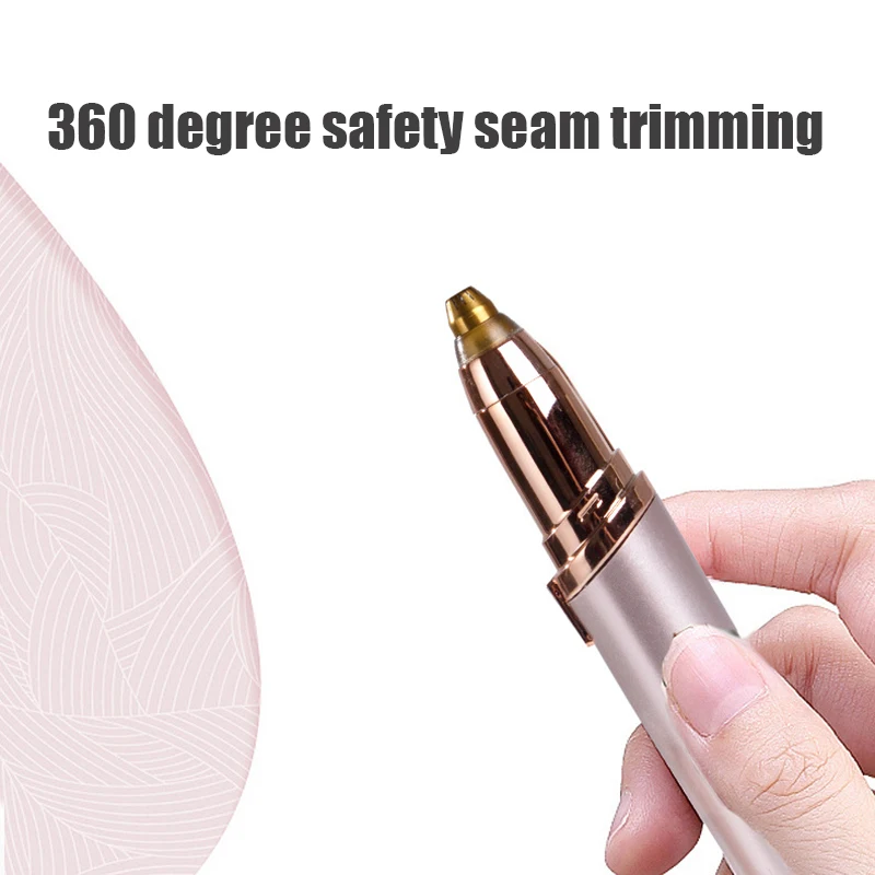 1PC Women Electric Eyebrow Trimmer Security Eye Brow Epilator Mini Shaper Shaver Painless Hair Removal Beauty Trimmer