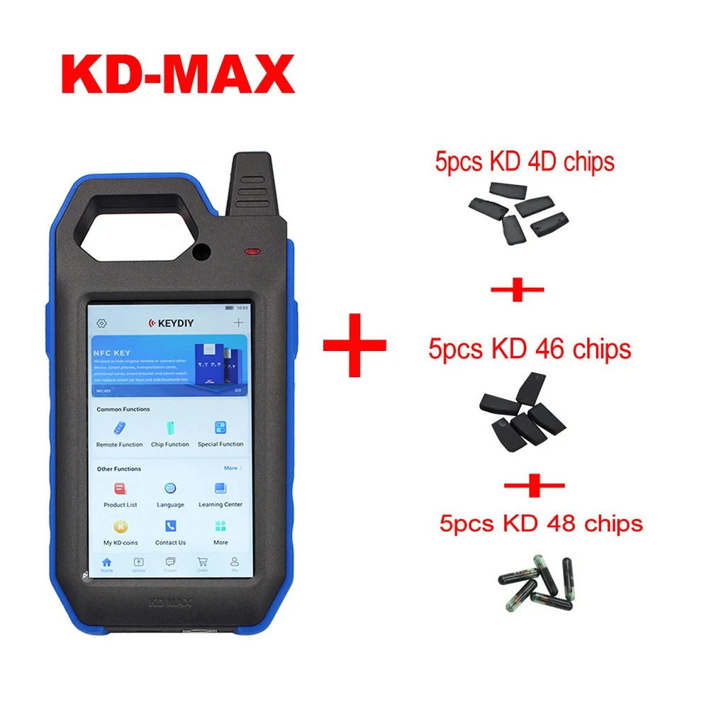 KEYDIY KD MAX Key Programmer Auto Unlock Remote Generator Transponder Chip Reader Frequency Tester Mutil-functional Smart Device