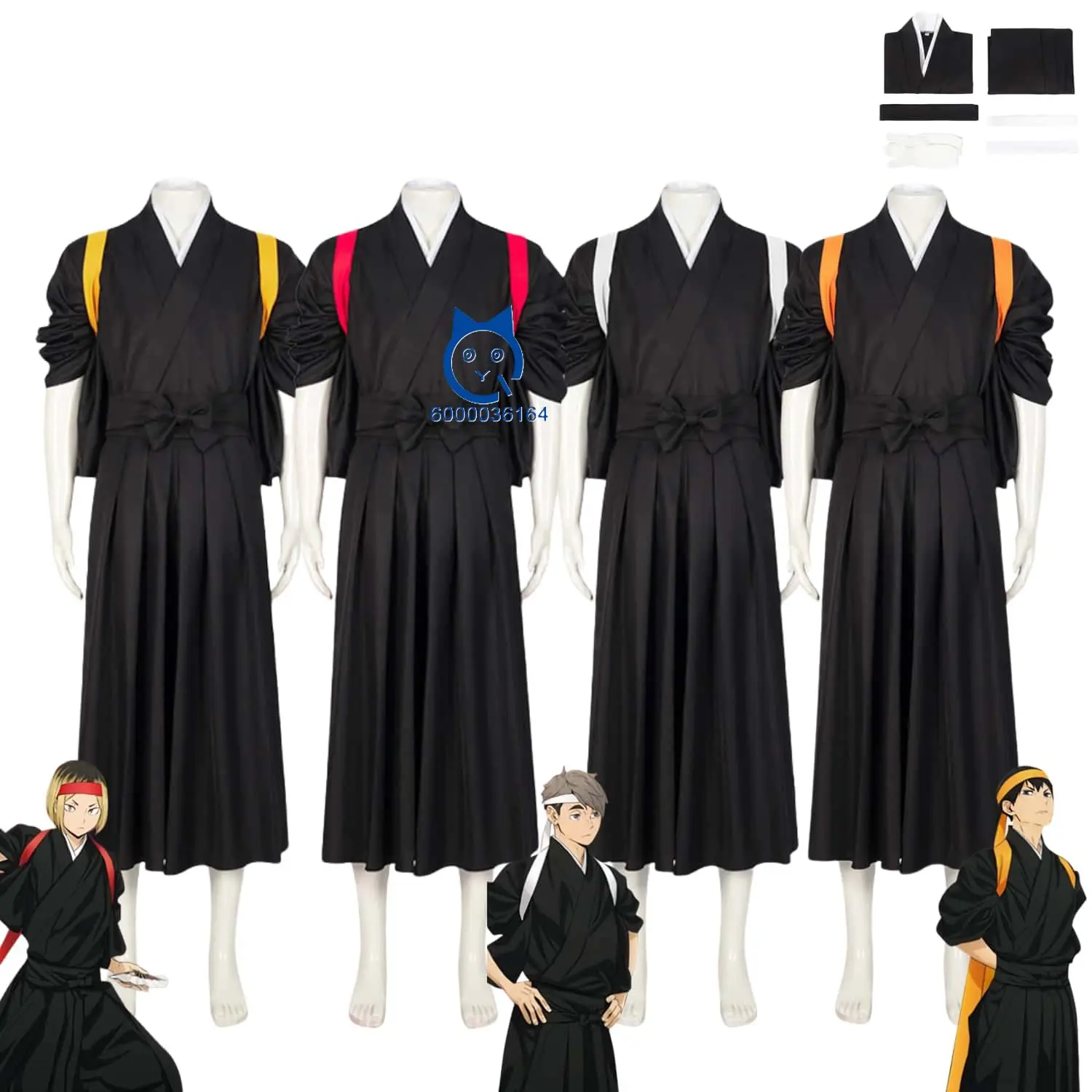 

Volleyball Anime Cosplay Costume Fukurodani/Karasuno /Tsubakihara /Inarizaki High School Cheerleading Uniform Suits for Men