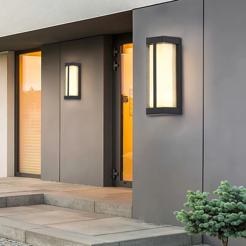 Wall lamp waterproof villa corridor garden modern outdoor lamp corridor warehouse simple balcony door terrace exterior wall lamp