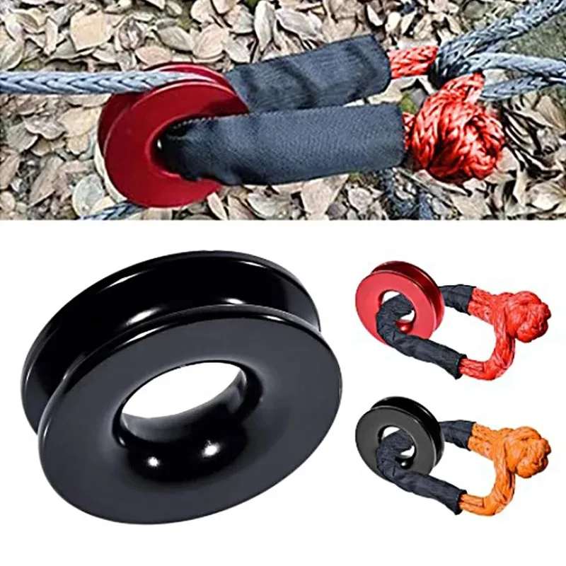 Outdoor Off-road Vehicle Winch Car Large Pull Soft Shackle Emergency Rescue Snatch Recovery Ring Accesorios 4x4 Off Road