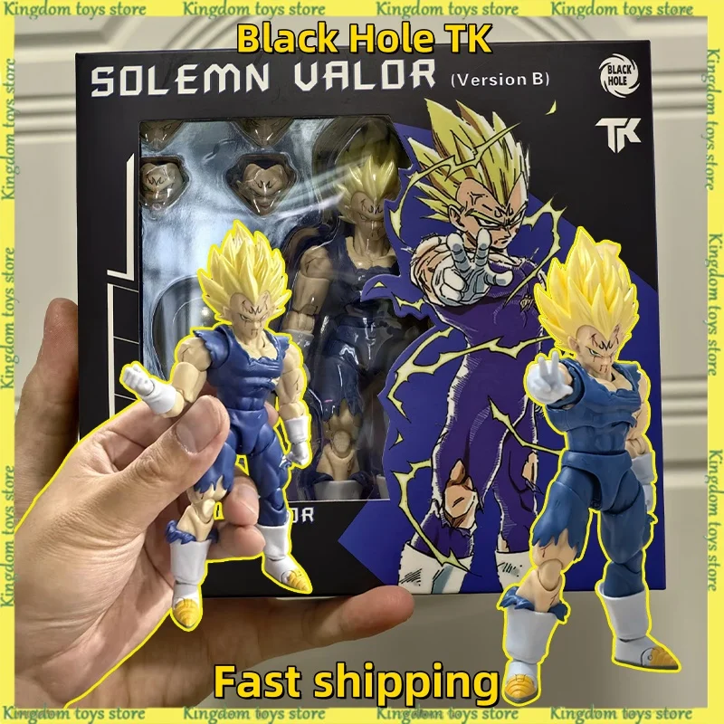 

In Stock Black Hole TK Custom Dragon Ball Z Super Saiyan SSJ Majin Vegeta Battle Full Power Anime Action Figures Model Gift Toys