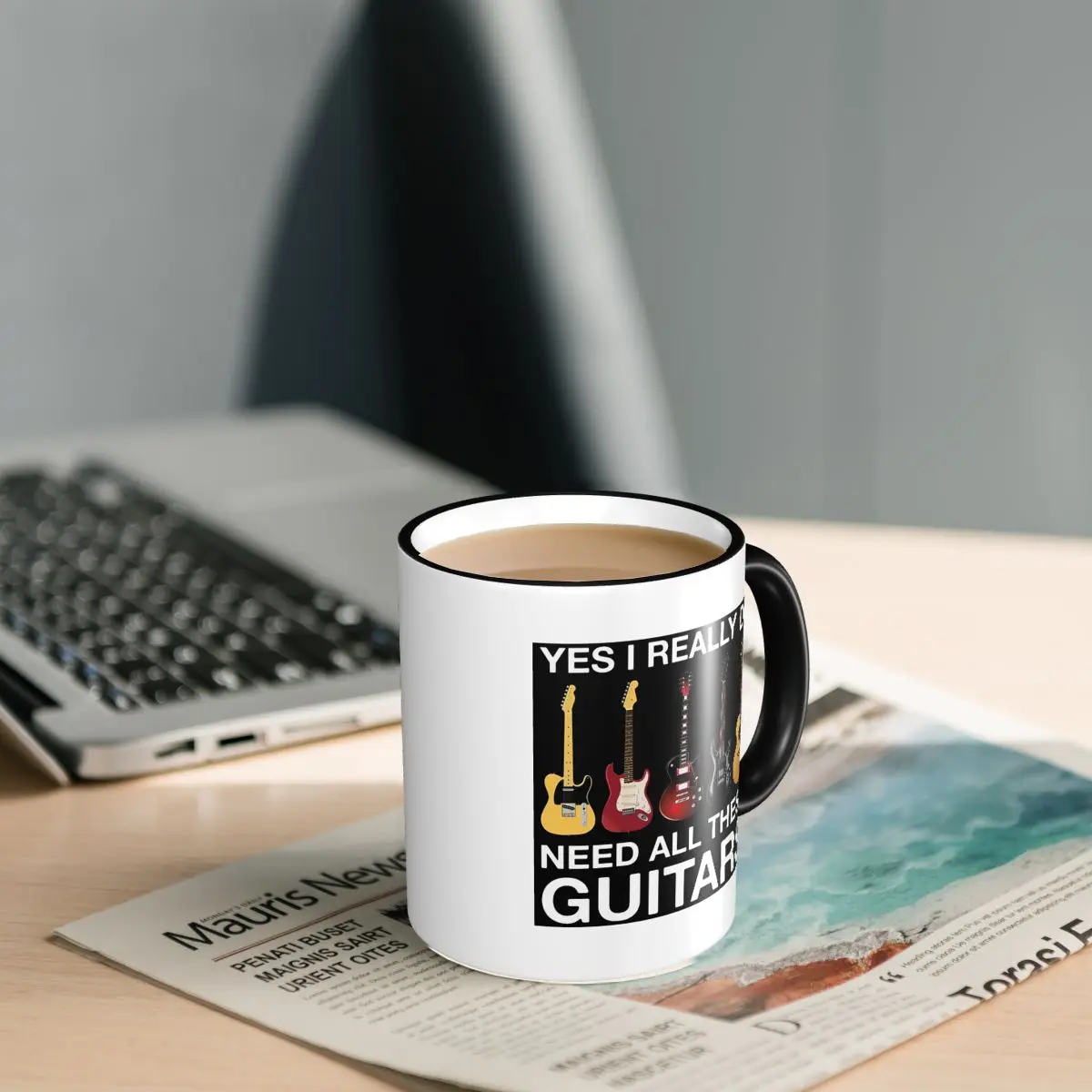 Yes I Really Do Need All These Guitars Mug Funny Ceramic Coffee Cups Tea Mugs Milk Cup Drinkware Gift for Woman Man