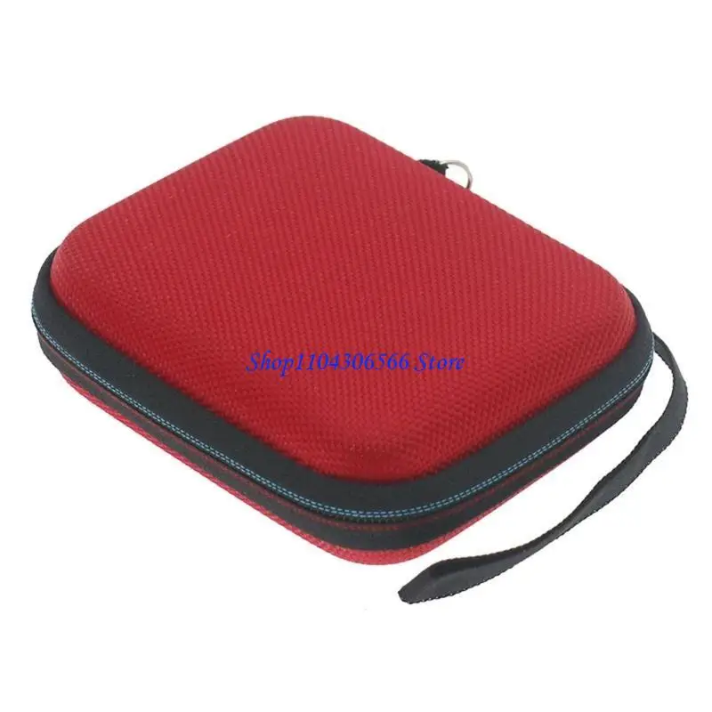 02DD Durable Storage Bag for T7 SSD Hard Case Travel Case Shells Quality EVA Case Soft Inner Crush-Proof Bag