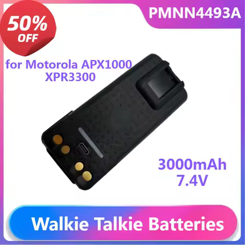 PMNN4493A Li-ion Battery Type C Port for Motorola APX1000 XPR3300 XIR P8668 P6600i DP4400 HAM Radio