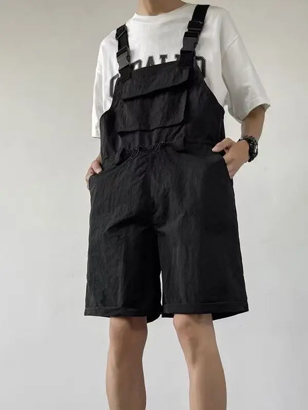 

Однотонные рабочие шорты-карго для мужчин, летние, для активного отдыха, повседневные, прямого кроя, с большими карманами, молодежные, модные