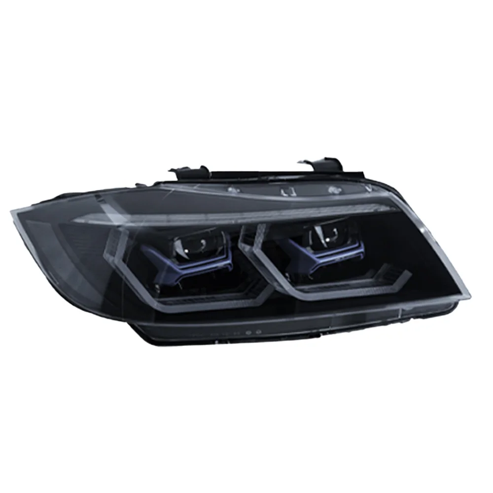 For BMW 3 Series E90 320i 325i 2005-2012 LED Auto Headlights Assembly Upgrade DRL Dynamic Flashing Projector Lens Accessories