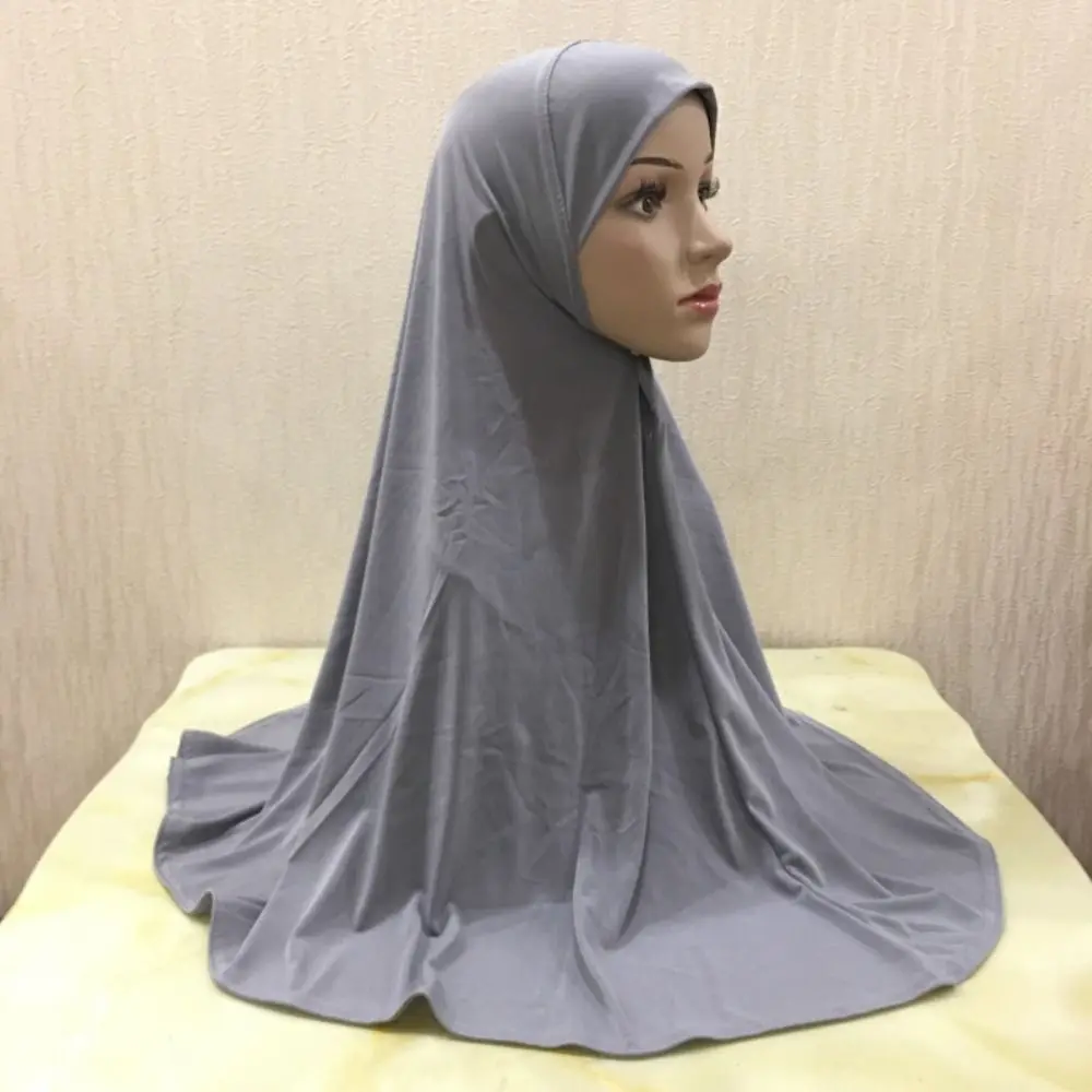 

Full Cover Muslim Headscarf Head Cover Shawl Wrap Neck Muslim Hijab Scarf Hats Turban Caps for Women Simple Islamic Underscarf