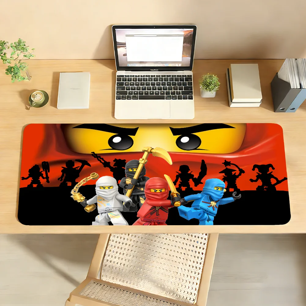 L-LEGO N-Ninjago Mouse Pad Computer Laptop Rubber Non-slip Mouse Mat Mousepad Gamers Decoracion Desk Mat