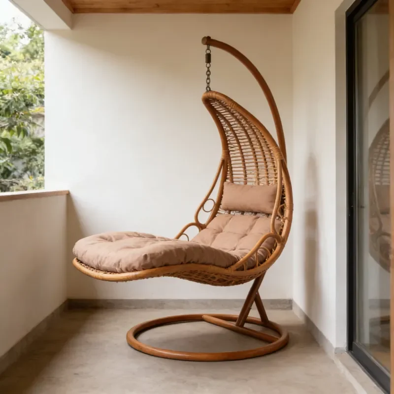 Long Lasting Hanging Egg Chair Egg Hanging Chair Reliable for Home Outdoor