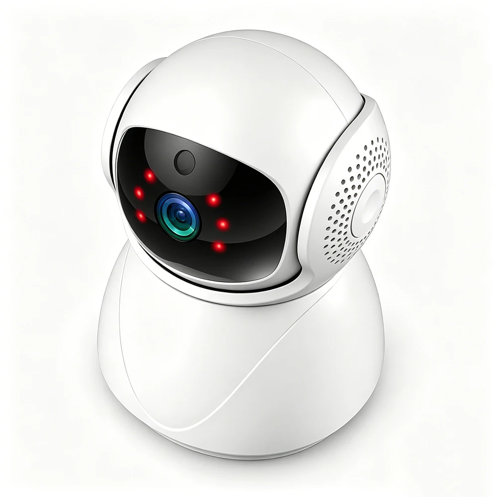 

4K 8MP WiFi PTZ Security Camera with LAN Connection, AI Humanoid Tracking, Ideal Indoor Camera for Baby and Pet Monitoring