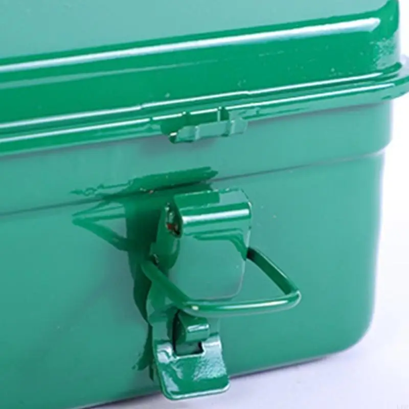 Multifunctionele Hardware ToolBox Draagbare ijzeren behuizing Beschermende opslagapparatuur L4MF