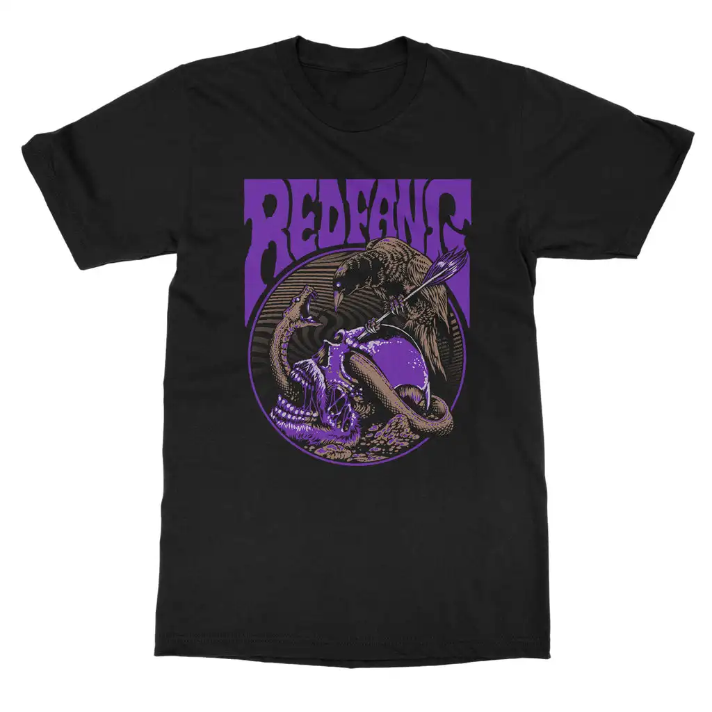 2026 Red Fang Band Graphic Cotton T-shirt Unisex Summer Short Sleeve Fashion Brand Tee Luxury Casual Vintage Retro Top