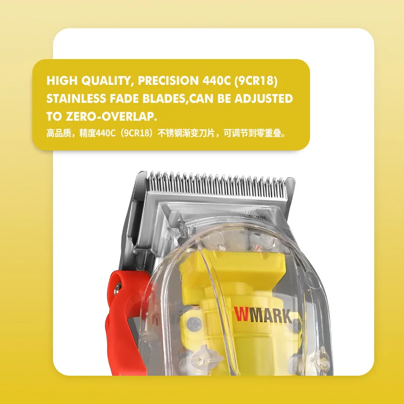 WMARK 7300RPM NG-108PRO Rechargeable Hair Cutting Machine Hair