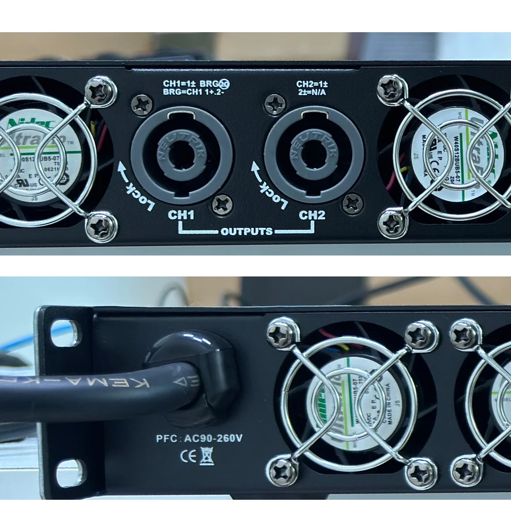 Amplificatore per altoparlanti line array Paulkitson XT41800 4X1800W 8OHM Amplificatore di potenza digitale professionale Amplificatore subwoofer DJ a 4 canali Preamplificatore Amplificatore audio 4x2500W 4OHM per palc