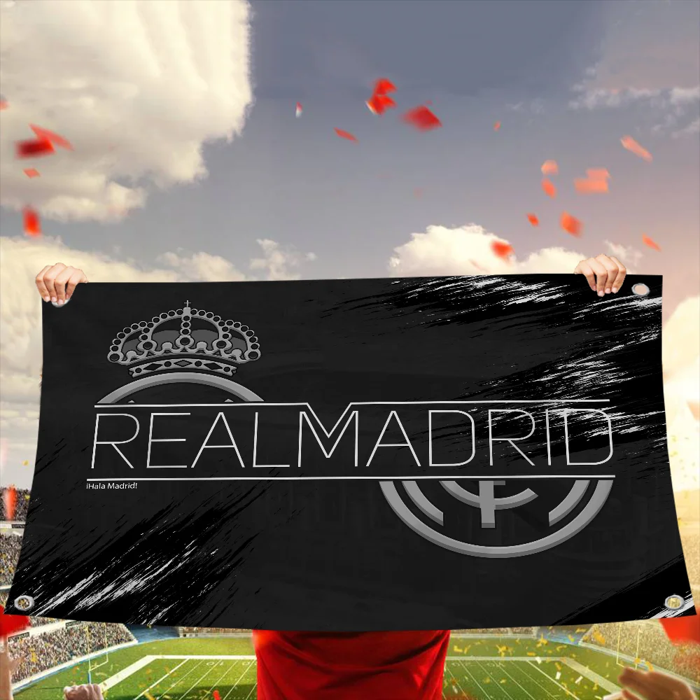 Club Flag Pride Flag Flag to Hang Flags for Rooms Banner R-real M-madrid Cf Room Decor Y2k Wall Decoration Flags and Banners