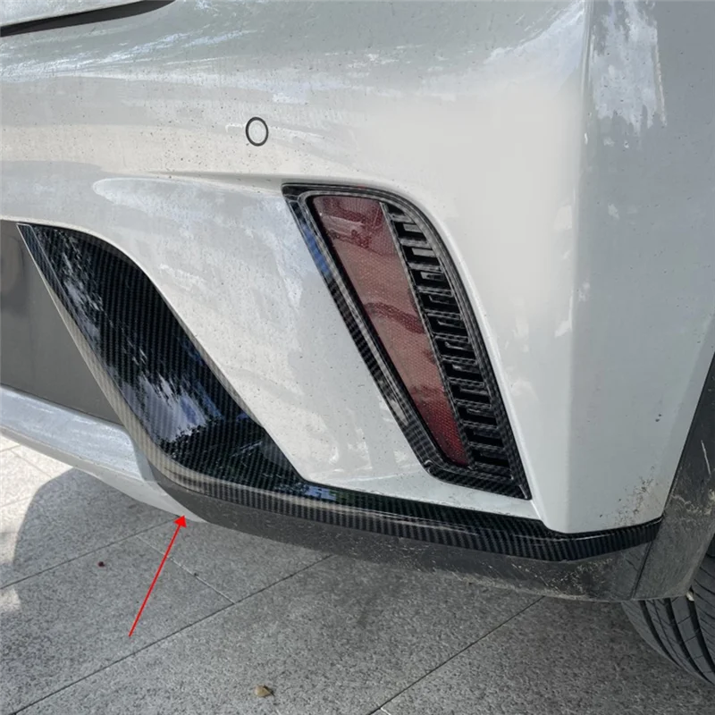 

Car Carbon Fiber ABS Rear Fog Light Trim Bezel Cover Trim Stickers for BYD Dolphin Atto1 EA1 2022 2023