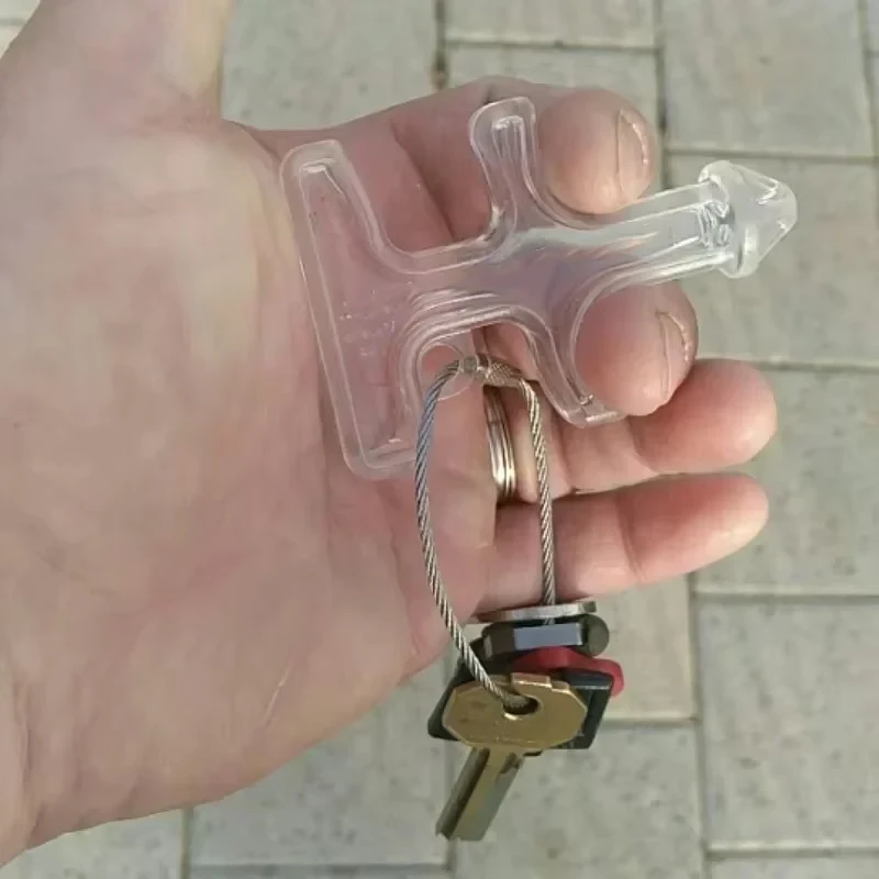 4pcs Self Defense Stinger Drill Personal Keychain Portable Protection Tactical Security Outdoor Tool Accessories for Men Women