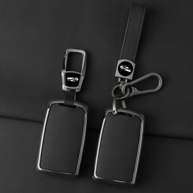 Zinc alloy Leather Car Key Case For Mazda 3 Alexa CX30 CX-30 CX3 CX-3 CX5 CX-5 CX8 CX-8 CX9 CX-9 Key Chain Accessories