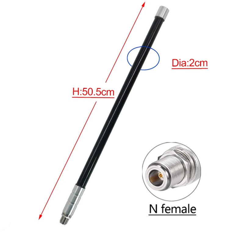 N female 915MHz, Fiberglass Antenna for Helium Hotspot Miner, Waterproof, LoRa,  FRP, WiFi, UHF, 900MHz