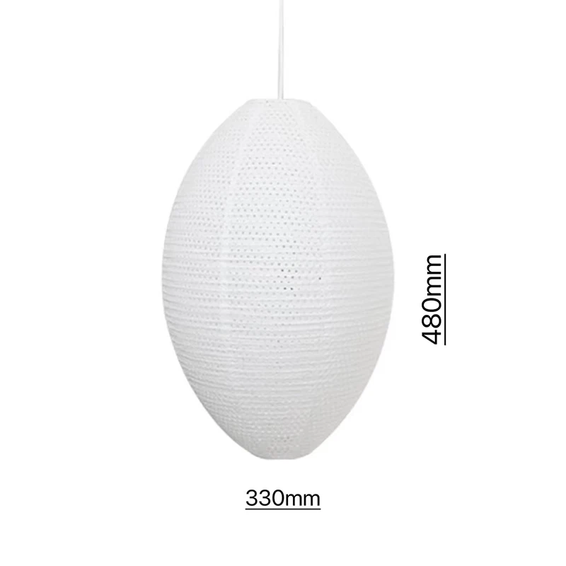 Imagem -04 - Estilo Europeu sem Arroz Paper Lampshade Luzes Pingente de Sala de Jantar Lâmpadas de Papel Branco para Sala e Quarto Luzes a Céu Aberto