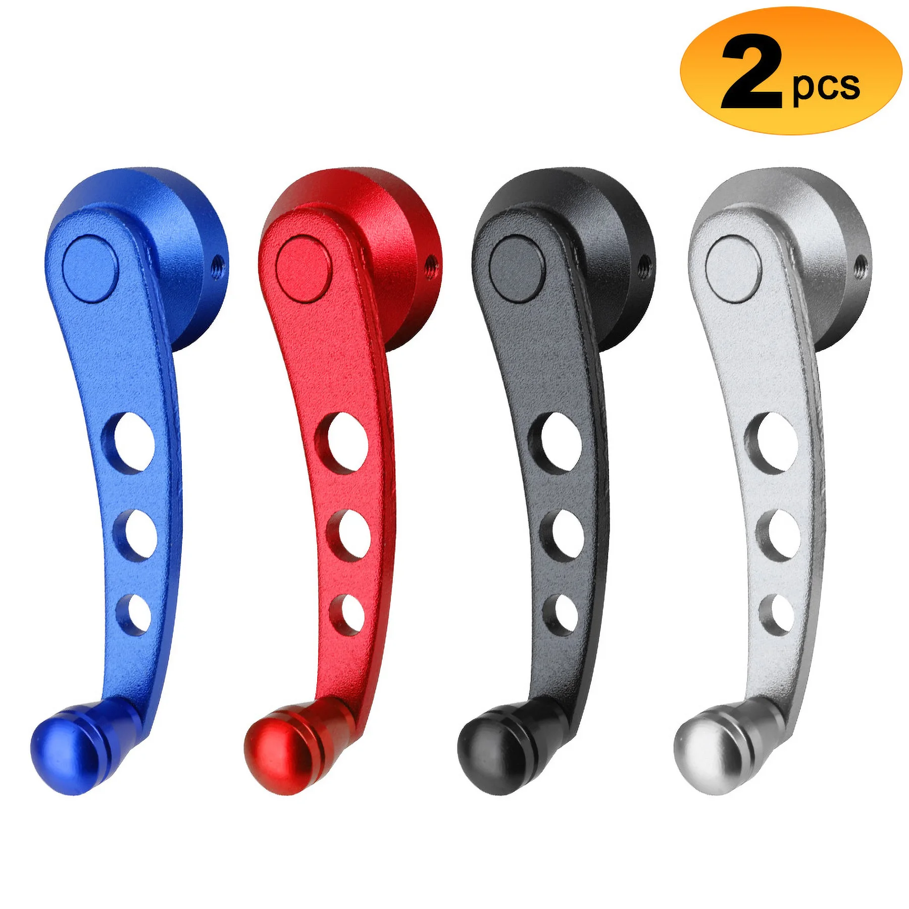 

1Set Universal Car Window Handle Aluminum Alloy Winder Riser Replacement Winder Crank Riser Window Handles