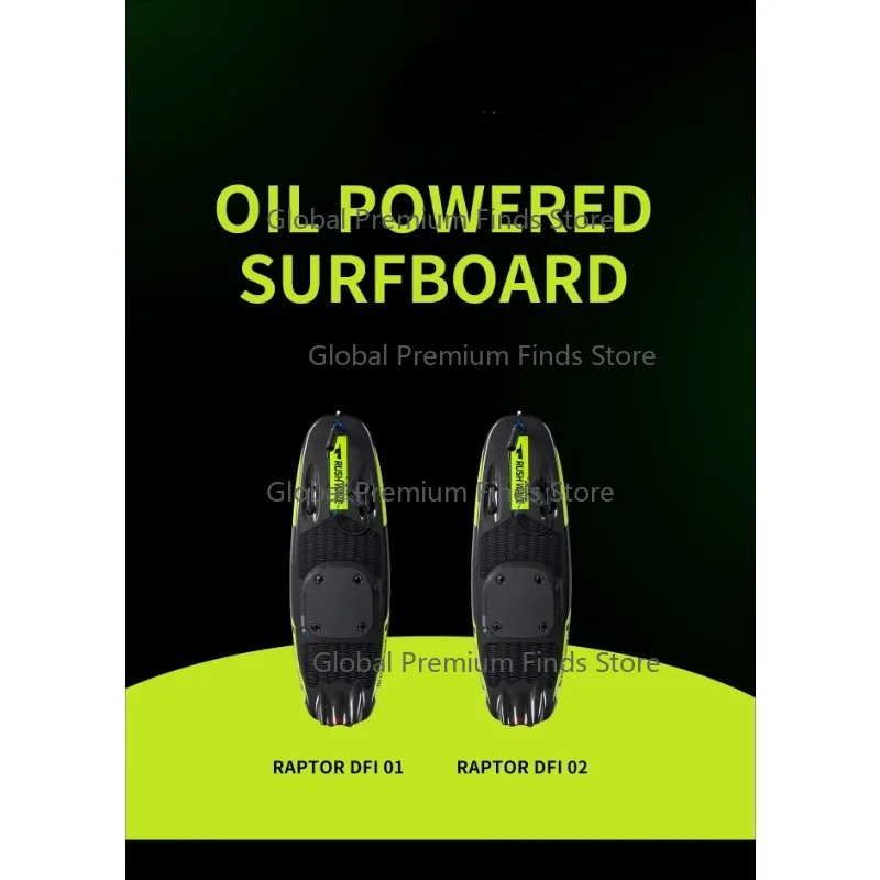 High-Speed Single Nozzle Ga-soline Jet Surfboard | Stand-On Pedal Design for Water Sports