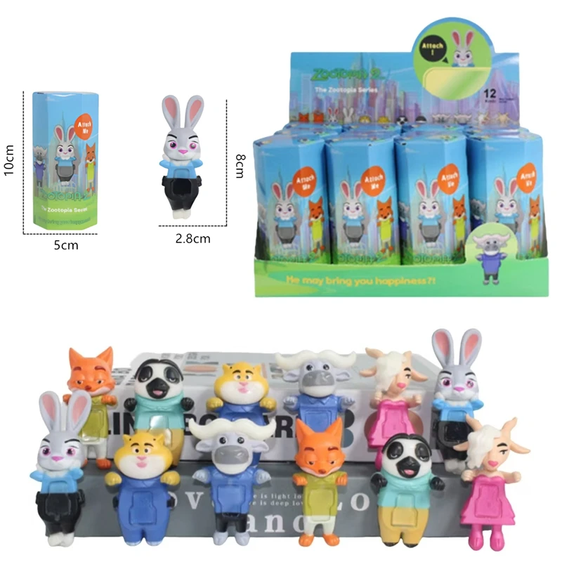 

Новые слепая коробка серии Zootopia, автомобильные украшения, аниме-фигурки, коллекционные фигурки, милые куклы, подарки на день рождения и игрушки.
