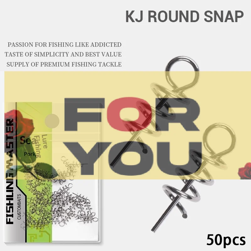 【OD】Stainless Steel Fishing Pins Spring Twist Lock Fishing Hook Tool Centering Pins Fixed Latch Needle For Soft Lure Bait Worm