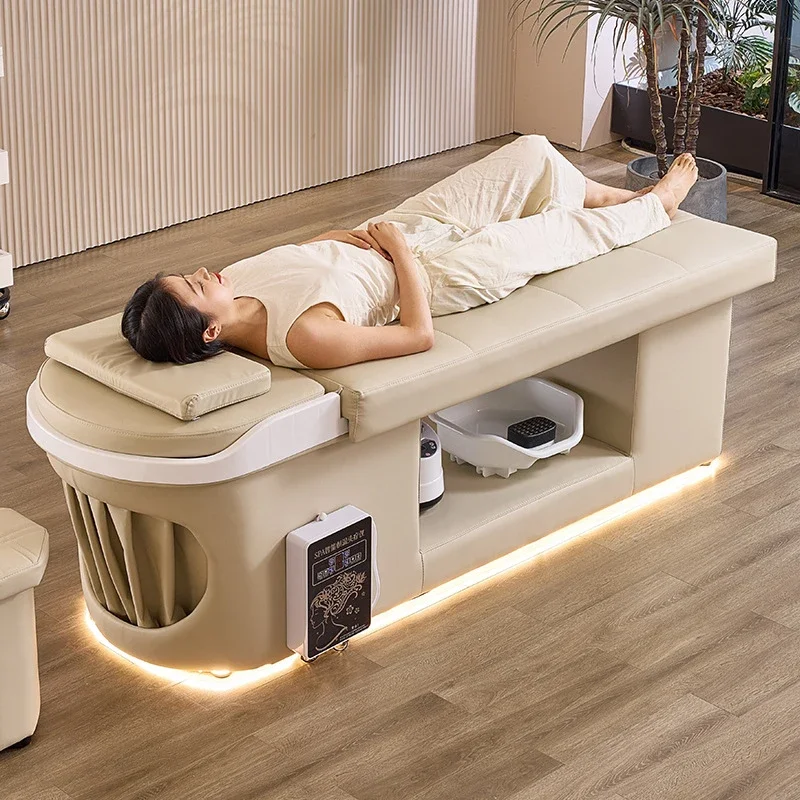 

Thai Style Simple Massage Shampoo Chair Barbershop Hair Beauty Salon Ear Cleaning Fumigation Massage Chair Salon Furniture FYSC