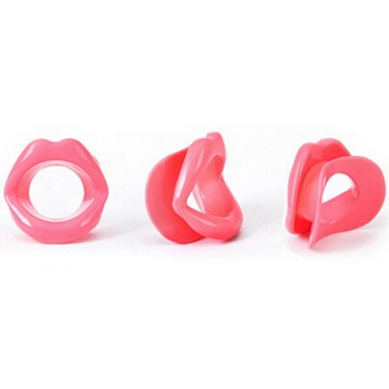 1~10PCS Silicone Rubber Face Slimmer Exercise Mouth Piece Muscle Anti Wrinkle Lip Trainer Mouth Massager Exerciser Mouthpiece