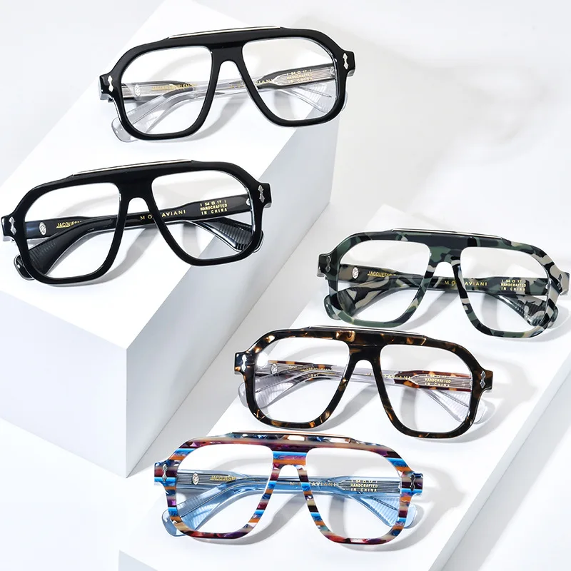 

Пригородный модный пилот, широкая оправа, модная ретро литературная уникальная оправа для очков квадратной формы, близорукое оптическое очко