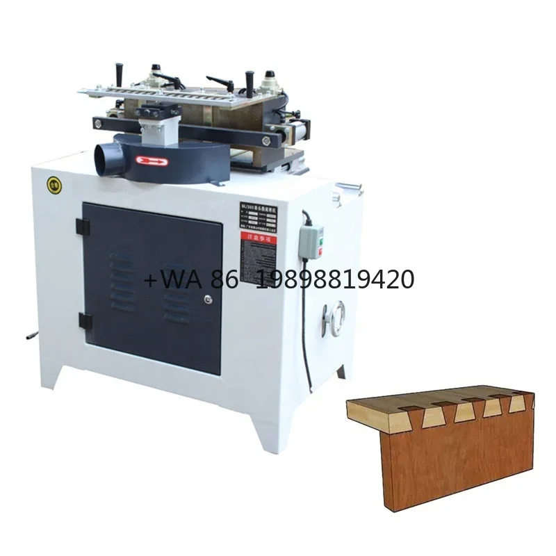 300mm Manual Woodworking Wood Drawer Hive Box Dovetail Tenoner Tool Joints Jointer Jig Shaper Making Tenoning Machine