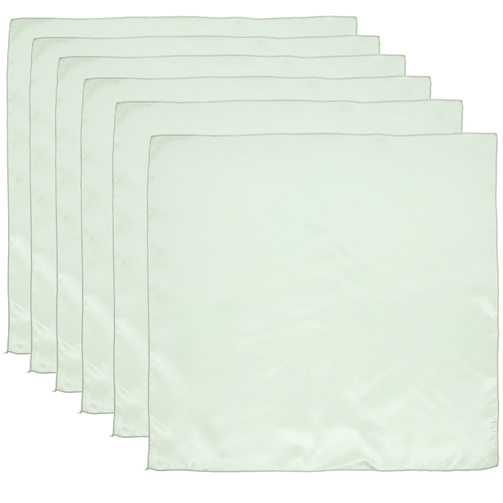 

6Pcs Versatile Satin Dinner Napkins Reusable Soft Cloth Napkins for Stylish Table Settings