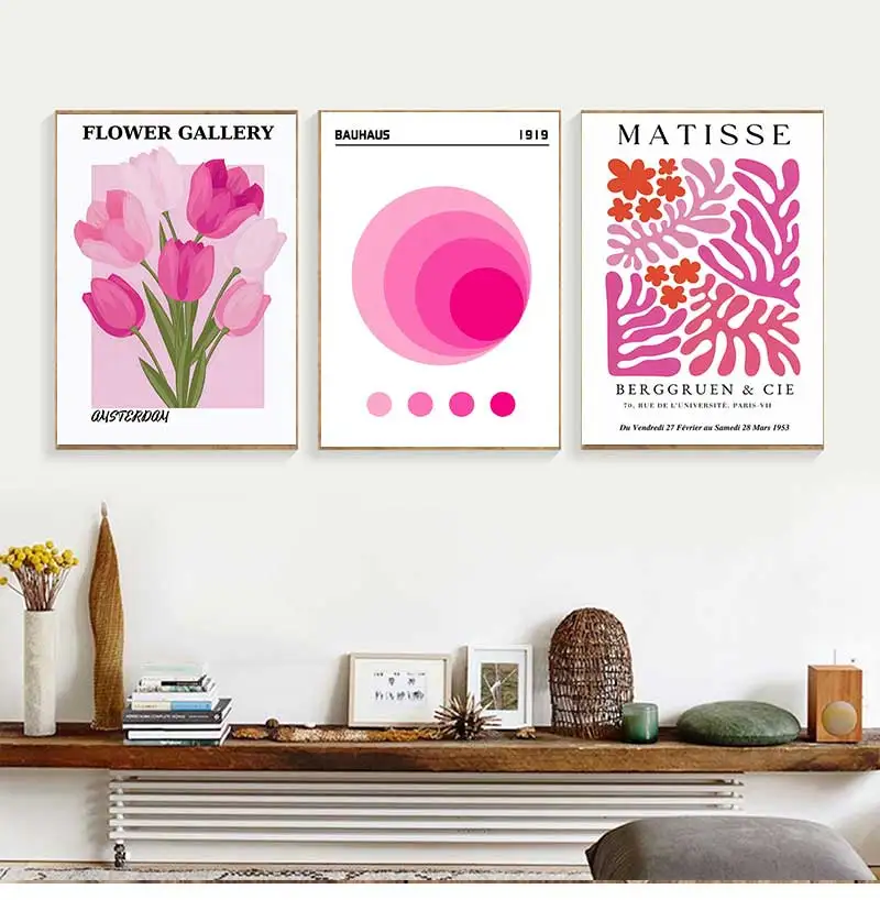 Matisse bauhaus angel number picasso flower wall art gallery painting on canvas posters and prints photos for living room