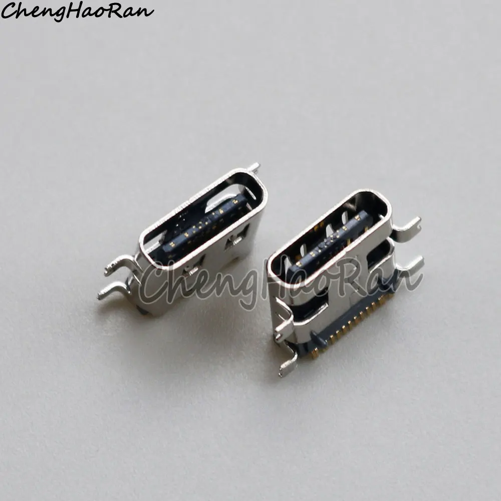 2 pz Type-C USB3.1 femmina 24pin porta di ricarica spina di coda per Huawei Samsung Lenovo Type-C connettore della spina della porta di ricarica USB