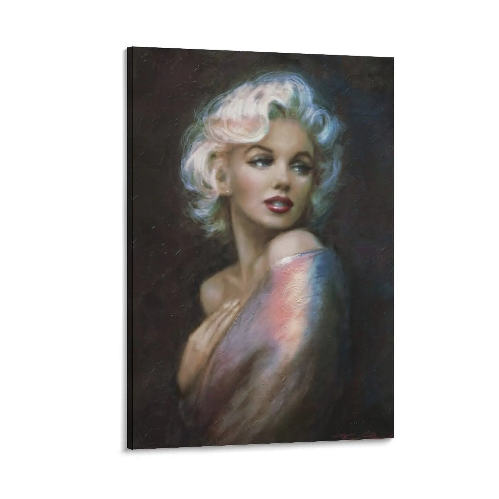 

Marilyn романтическая W'W 4 Синяя Картина на холсте Декорации для комнаты эстетические украшения для дома милый Декор для комнаты холст настенное искусство