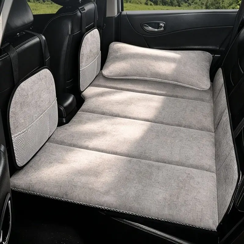 Non-Inflatable Foldable Car Travel Bed Portable Backseat Sleep Mat Fit Sedan SUV Children Self-driving Camping Use