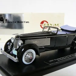 ESVAL 1/43 Duesenberg Car Model Duesenberg SJ Town Car 2405 Black Collectible Decoration Souvenir Die-casting Resin