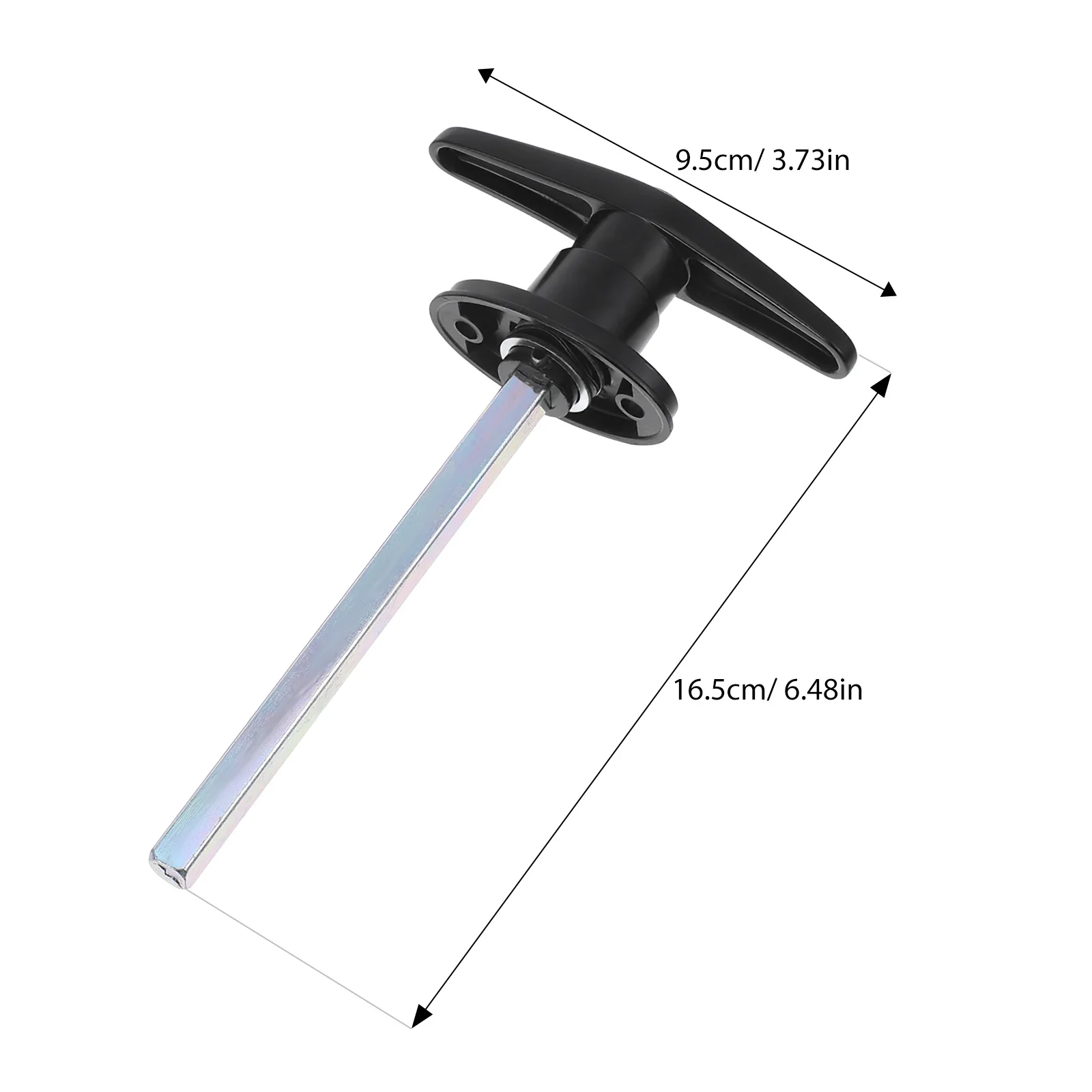 Barn Door T Handle Lock Set Garage Sliding Door Lock Key Replacement Wooden Gates Zinc Alloy Fine Craftsmanship