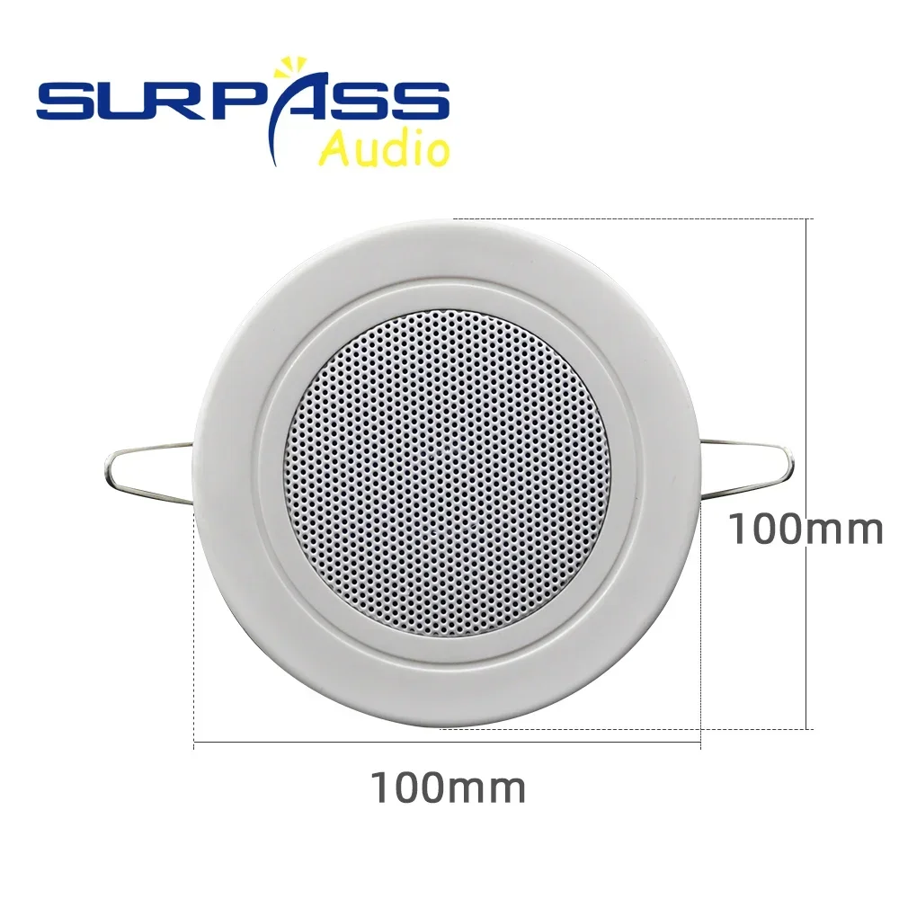 Mini Ceiling Speaker 3inch Roof 3-6W Passive Speakers Horn PA System For Home Background Music Cinema Theater Player