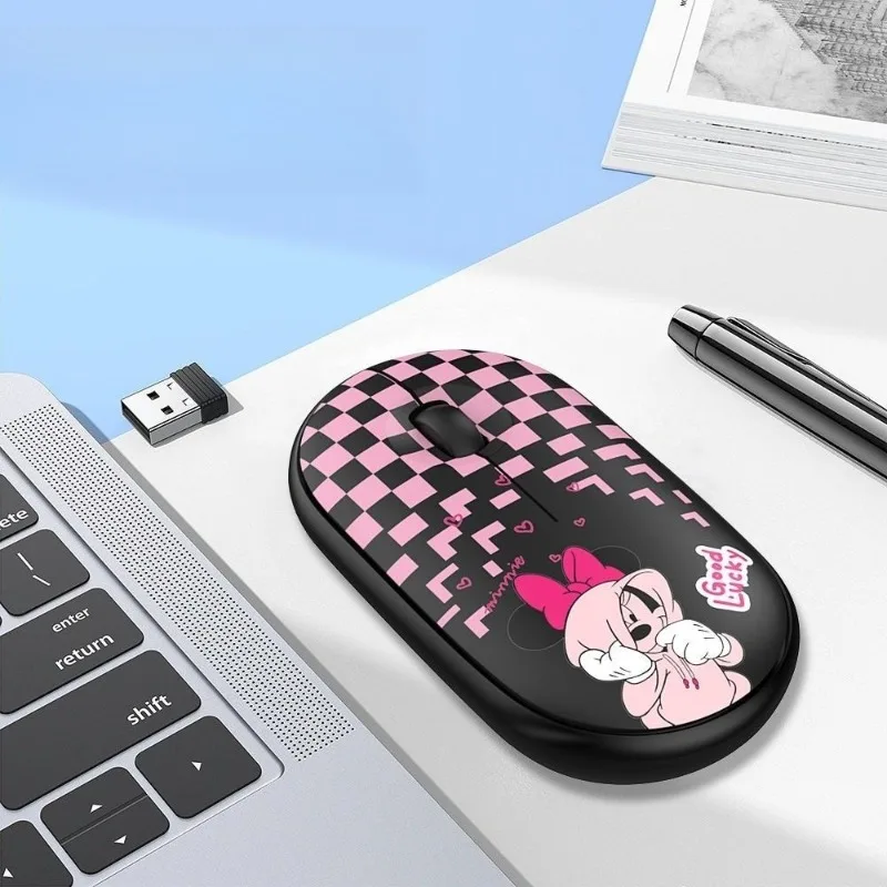 

Беспроводная мышь Bluetooth с милым мультяшным аниме 2,4G, беспроводная мышь, мини-портативная бесшумная мышь для Mac, портативного компьютера и офиса