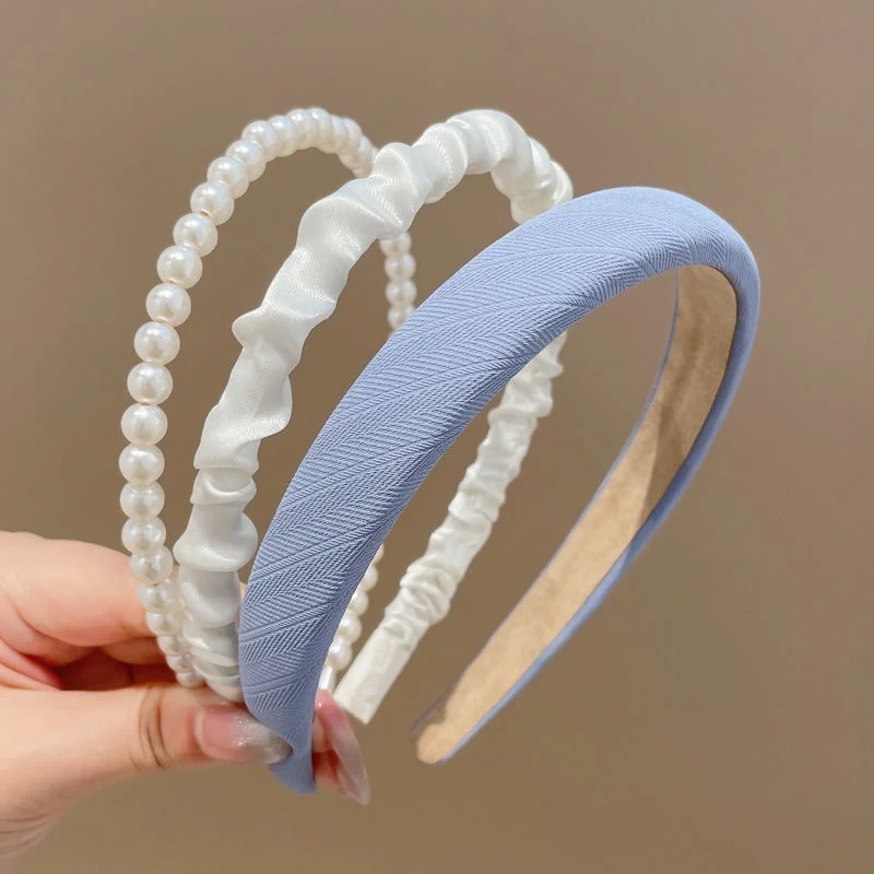 3 stks Koreaanse stijl elegante hoofdband voor vrouwen gezicht wassen haarband mode meisjes haaraccessoires