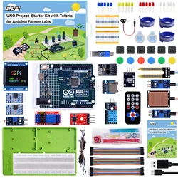 Smart Farming Kit for Arduino UNO R4 Minima Farmer Labs with Tutorial Sensors Advanced Modules