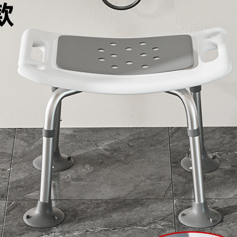 

Old Man Shower Bathroom Chairs Floor Ergonomics Design White Bathroom Chairs Cushion Footrest Articulos Para El Hogar Furniture