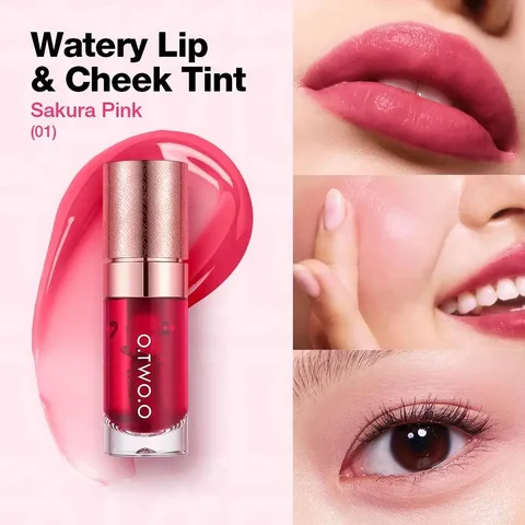 Multi Use Lip Tint Waterproof Long Lasting Moisturizing Non Sticky Blush Gloss For Face Eyes Lips Nose Makeup Cosmetics